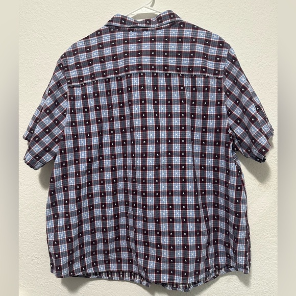 Disney Jerry Leigh Blue and Red Plaid Shirt size 22W/24W - Picture 8 of 16